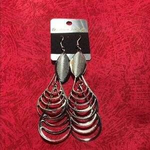 Silver Dangle Earrings by